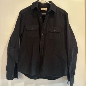 Taylor Stitch Yosemite Black Button-Up Shirt (38/Small)